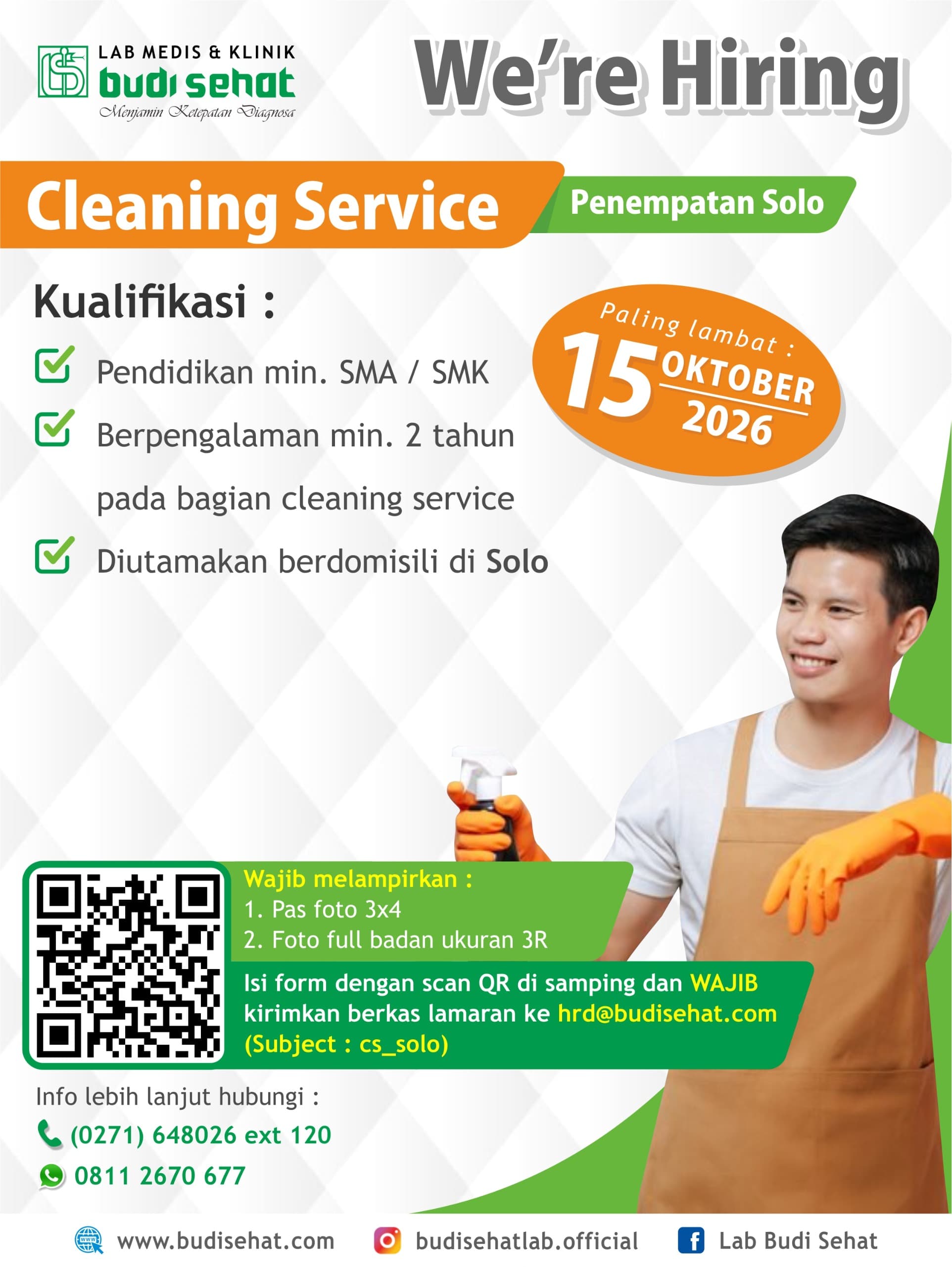 Flyer Cleaning Service di BUDI SEHAT